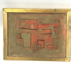 original abstract signed janetzky