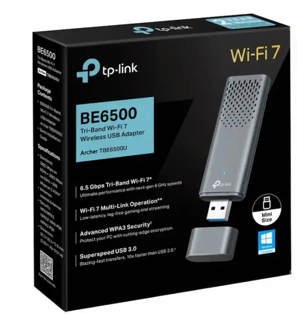 TP-Link BE6500 Tri-Band WiFi 7