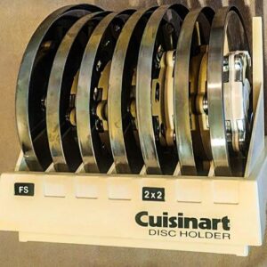 Cuisinart DLC-8 Food Processor Disc Blade Set of 7 Blades and Holder